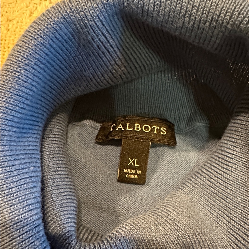 Talbots Blue Sweater - Picture 3 of 10